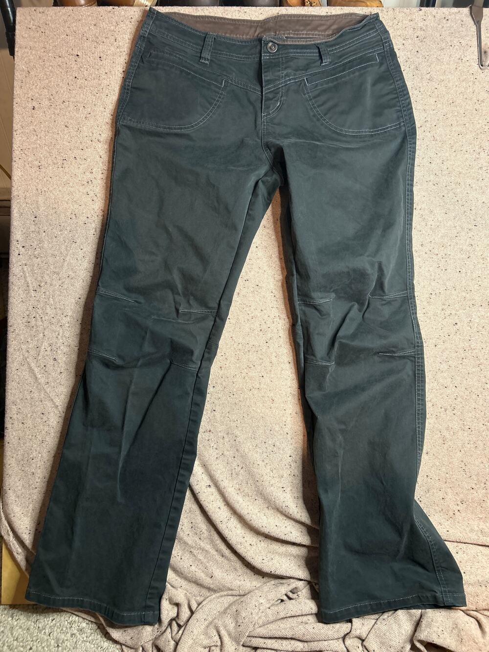 KUHL Dark Green Pants Women’s 12 Rugged Outdoor Performance Bottoms